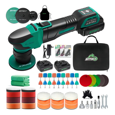 Pulidora Inalámbrica Batoca Cordless Car Polisher Verde 5500rpm