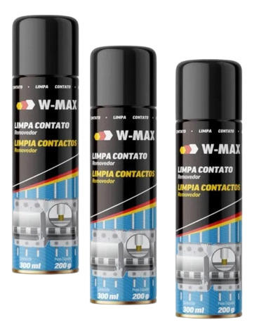 03 Limpa Contato Limpeza Remoção W-max  Wurth - 300ml