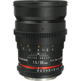 Samyang 35mm T1.5 Cine Lens For Canon Ef