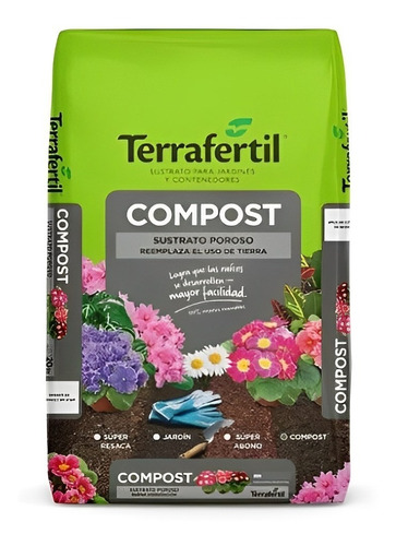 Compost 50 Lts Tierra Fertil Alimento Suelos Valhalla Grow