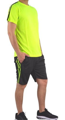 Conjunto Deportivo Hombre Short Polera Equipos Colore Futbol