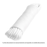 Piola De Poliéster Diamante 6 Mm X 30 M Blanca, Fiero 48397 Color Blanco