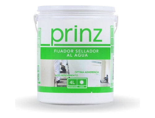 Fijador Sellador Al Agua Mate Interior 4lt Prinz - Prestigi