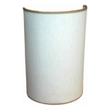 Aplique De Pared En Tela  Blanco 20-20/30 Cm Alt