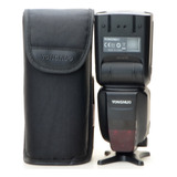 Flash Yongnuo Yn600ex-rt Ii Para Canon Zerado +bat + Carreg 