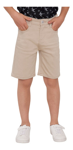 Short  Kids Denim Color Beige Corona