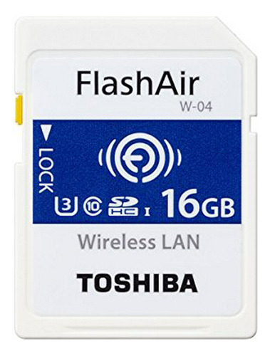 Tarjeta De Memoria Toshiba Flashair 4ta Generación Sd Wifi -
