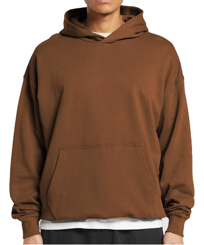 Buzo Canguro Liso Con Capucha Hoodie