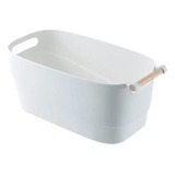 Cesta De Almacenamiento Baño Cocina Caja De Plástico