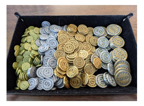 Moedas Genéricas Para Jogos De Tabuleiro Board Game - Coin