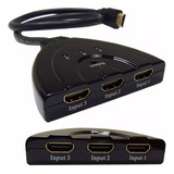 Pack X2 Switch Hdmi 3 Puertos X1 Con Cable