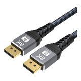 Cable Displayport Dp 1.4 Gamer 8k 4k 2k 4 5 Metros 240 Hz