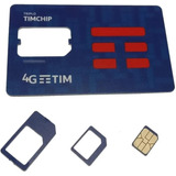 Chip Tim 4g Pré Pago Ddd Automático Qualquer Ddd Do Brasil!!