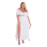 Kit Conjunto Saia Plus Size + Croped Moda Praia/verao