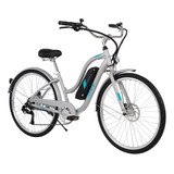 Bicicleta De Montaña Eléctrica Huffy Rodada 27.5 Mujer Color Blanco