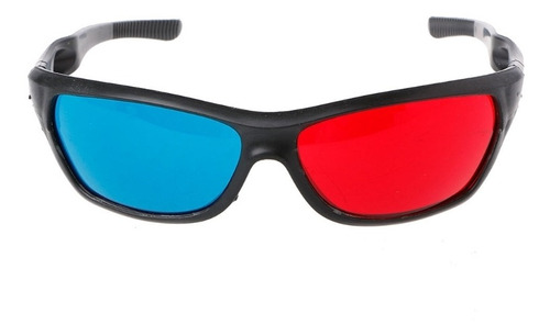 Marco Blanco Universal Rojo Azul Anaglifo 3d Gafas Para La P