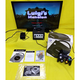 Consola Gamecube Negra Con Caja Y Manuales Originales