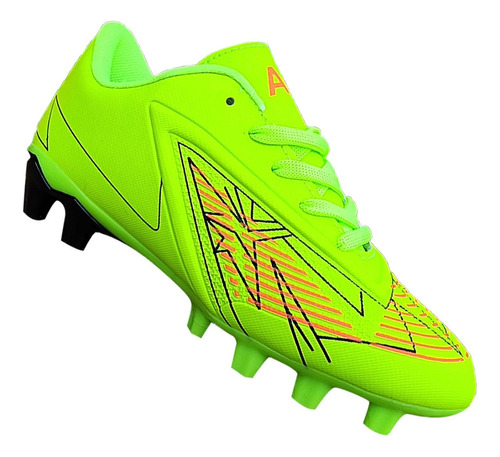 Zapato Futbol Adulto Full Grass Goleadores New Era Verde7282