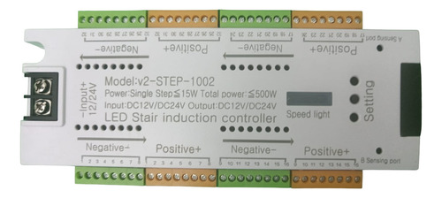 Controlador De Secuencia De Luces De Escalera Blanco