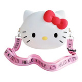 Cartera Bandolera Mini Hello Kitty Silicona Kawaii
