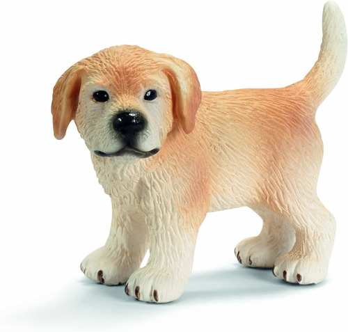 Schleich Permanente Golden Retriever Puppy Toy Figure.