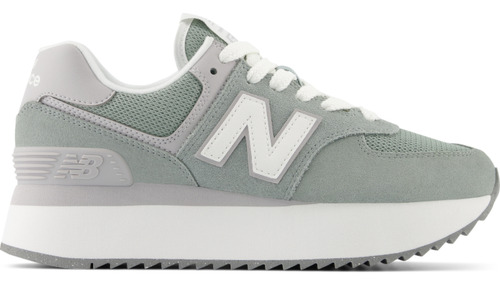 Zapatillas Urbanas Mujer New Balance Wl574zsg Verde