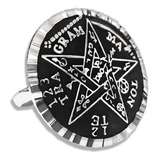 Anillo Tetragramaton De Plata .925 Ajustable Diamantado