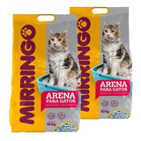 2 Arena Para Gatos Mirringo  X 10 Kilos 