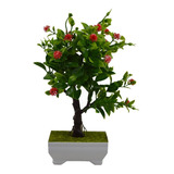 Planta Flor Gipsófila Artificial Macetero Decoración 26cm