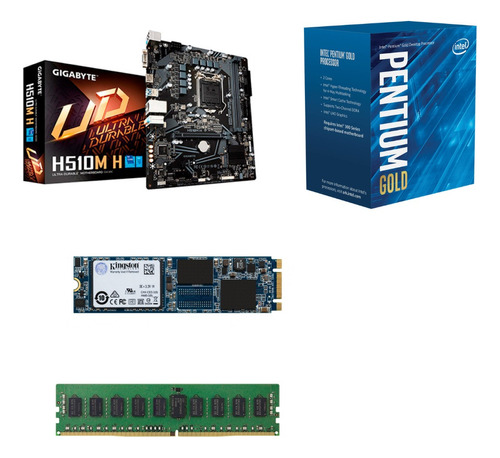 Kit Actualización Intel Pentium G6400 H510 Ram 8g Hd 250g Kt