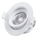 Spot Embutir Blanco Dicro Led 7w Frio Movil Led Incluido