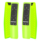 Fundas Para Control Samsung Bn59series Glow  Verde X2