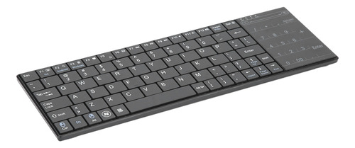 Teclado Inalámbrico Con Panel Táctil Para Pc Ultradelgado Co