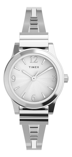 Reloj Mujer Timex Cristal Mineral Pulsera 25 Mm Tw2w184006p