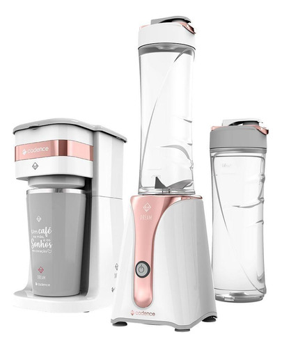 Kit Cadence Dream Rosé Gold Blender E Cafeteira 127v