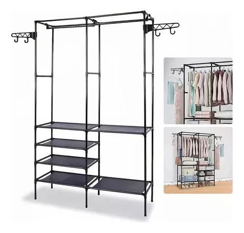 Armario Closet Armable Perchero Colgar Organizar Ropa Zapato