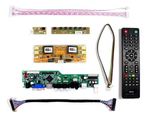 Controlador Pantalla Lcd Led Display Ltm200kt01 Usb Vga Hdmi