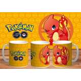 Taza - Tazón De Cerámica Sublimada Pokemon Go: Charmeleon