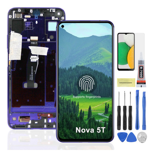 Pantalla Para Huawei Nova 5t /honor 20 Con Marco 100%origina