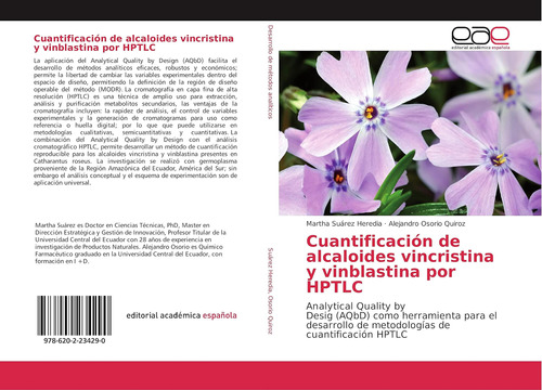 Libro: Cuantificación De Alcaloides Vincristina Y Vinblastin
