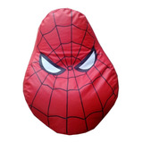 Silla Puff Silla Sala Spiderman Doble Costura Calidad