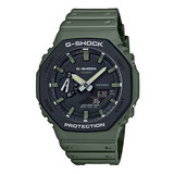 G Shock Ga 2110su 3a Original Fibra De Carbono Verde