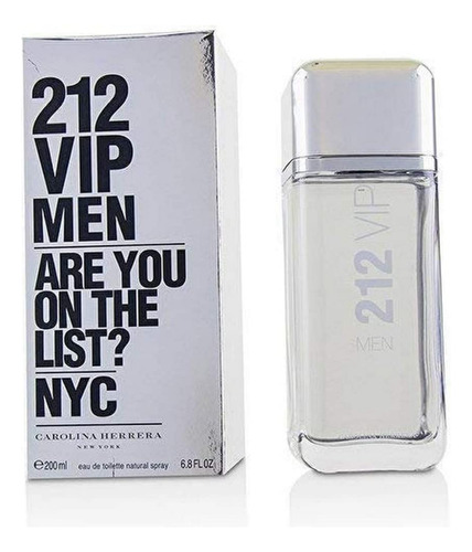 Perfume Para Hombre Carolina Herrera 212 Vip, Para Hombre, N