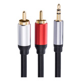 Adaptador De Cable De Audio De 3,5 Mm A 2rca, Estéreo, Cabin