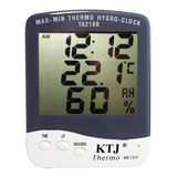 Termohigrómetro Digital Reloj Con Certificado De Calibración