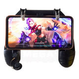 Suporte Controle  Gamepad Gatilho + Direcional  Jogo Mobile 