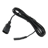 Cable De Alimentación Iec320 C14 A Iec320 C7 10a 250v 2500w