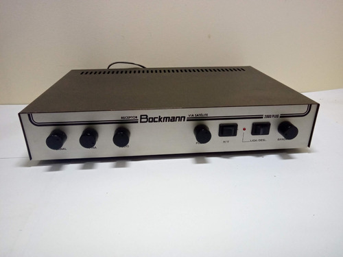 Receptor Bockmann 2000 Plus Antena Parabólica Antigo Retro