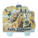 Vela Caballos Para Cotillón Cumpleaños Fiestas Animales 