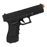 Airsoft Pistola Elétrica Bivolt Glock G18c Cm030 Semi Metal